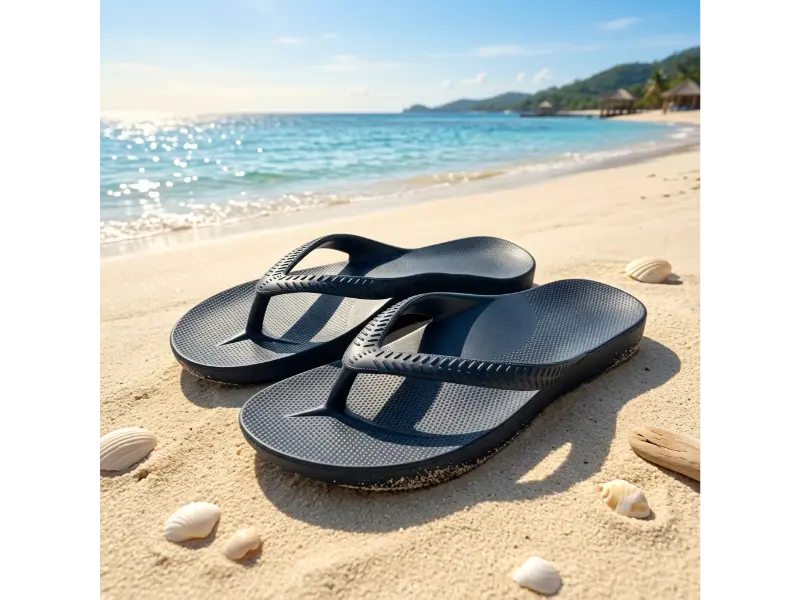 Arch Support Flip Flops for Women for comfortable beach walking and outdoor summer activities